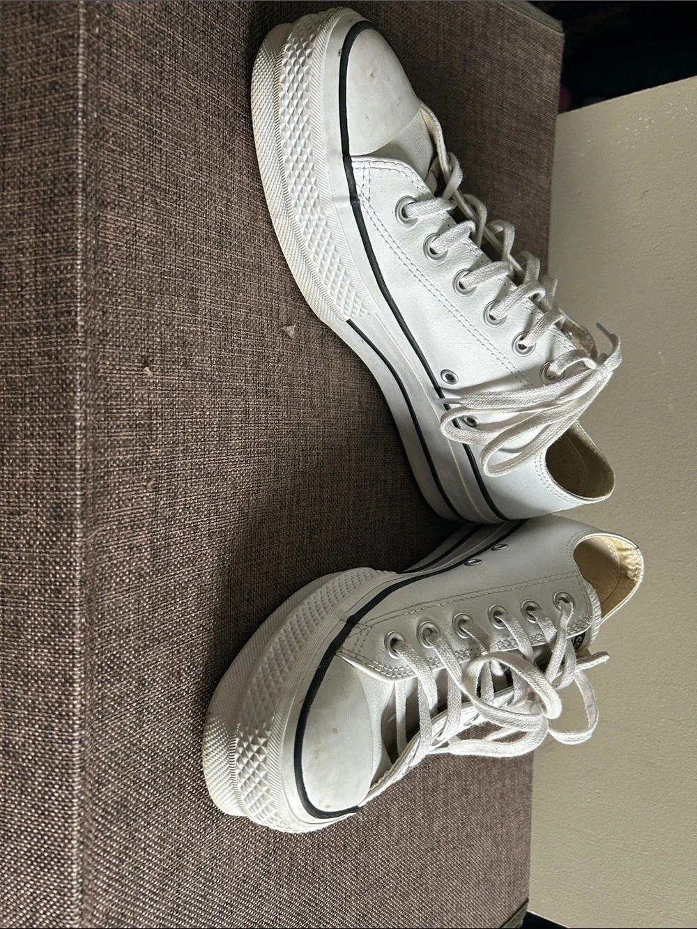 Converse White Low Top Sneakers - Classic Canvas